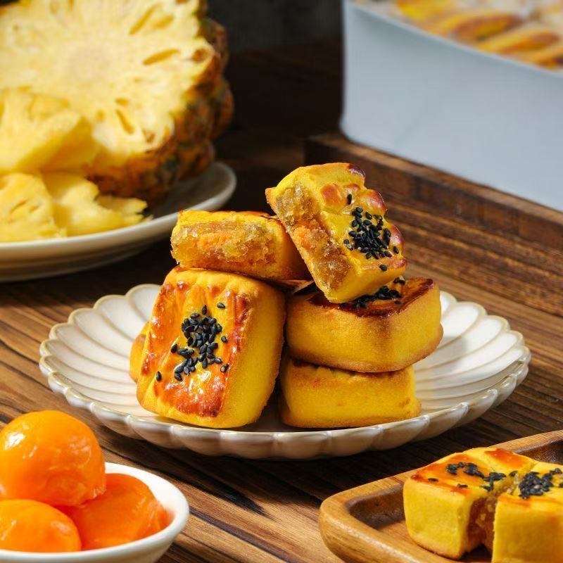 鸭蛋黄凤梨酥整箱办公下午茶点心特产厦门风味休闲小吃零食儿童