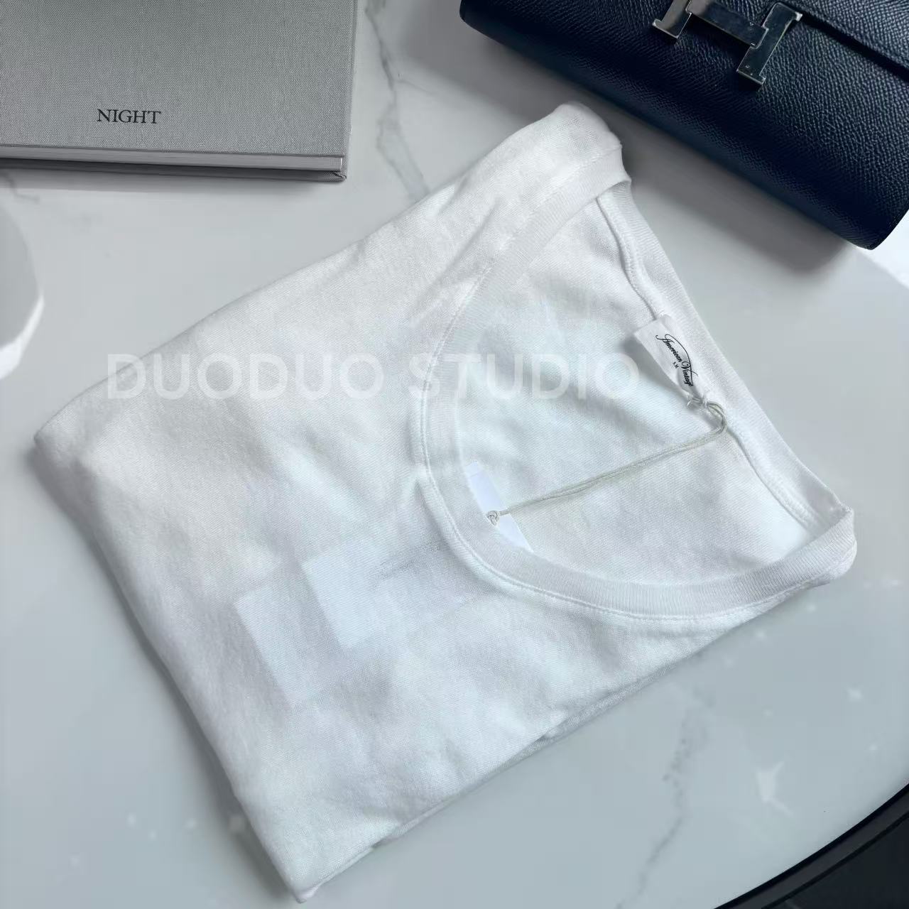 【多多还是多多】轻薄透视修身弹力加长堆堆袖打底衫女NH-Z25030