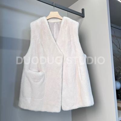 【多多还是多多】水貂皮草马甲SLONG-3466-1