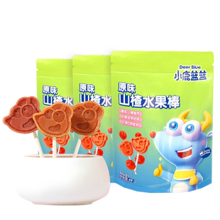 U先试用【小鹿蓝蓝山楂棒9g】水果条山楂果肉条