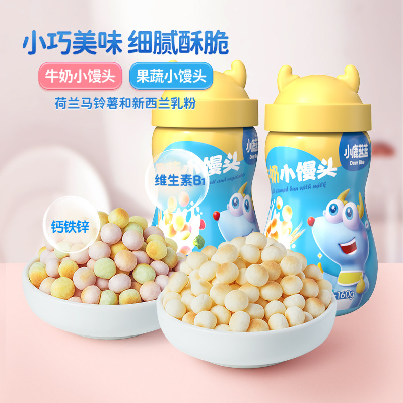 小鹿蓝蓝果蔬小馒头宝宝零食图片
