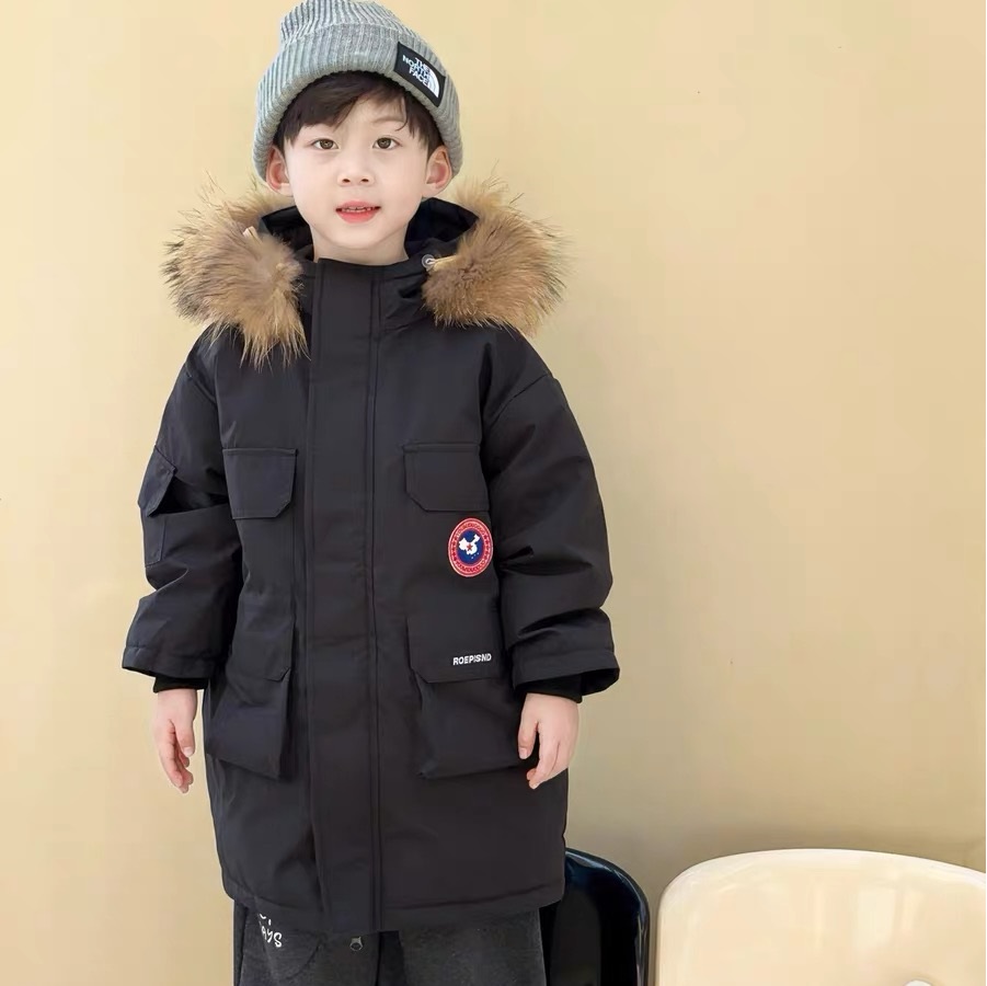 Kenweisa儿童羽绒服男款2025冬季新款男女宝宝加厚洋气派克服外套