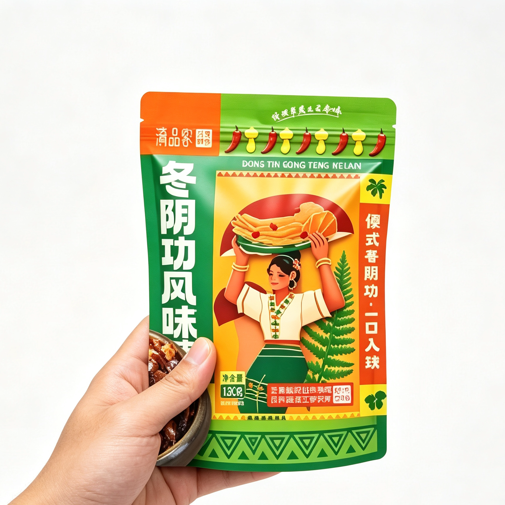 滇品客云南冬阴功风味油鸡枞菌特产袋装油炸山珍菌解馋菌子小零食