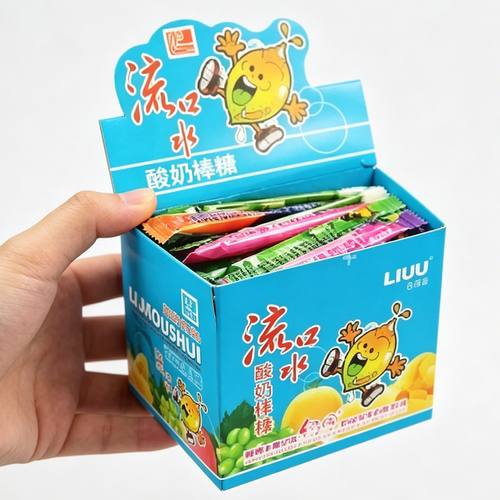 流口水酸奶棒网红软糖棒