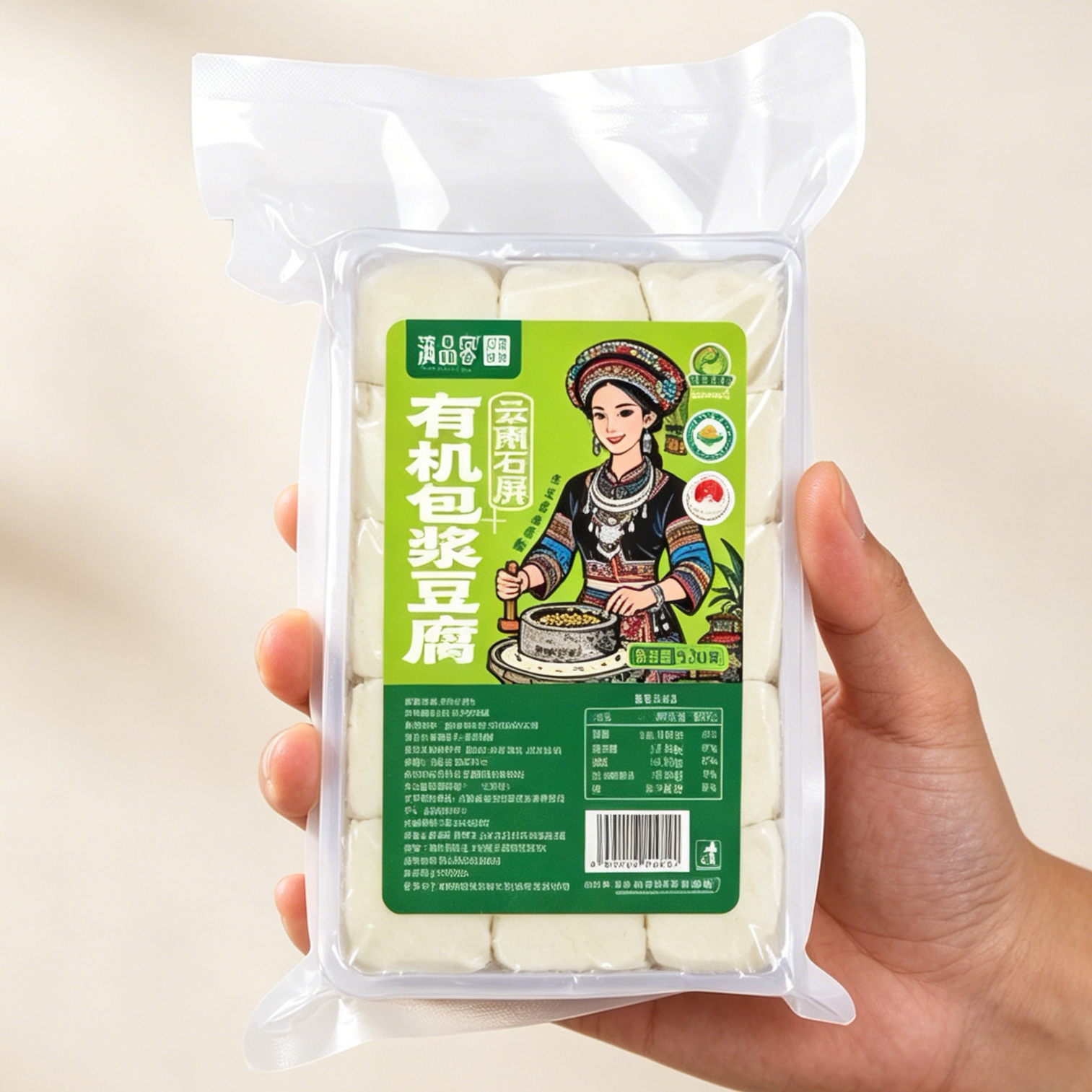 滇品客有机包浆豆腐云南石屏特产免泡爆浆小豆腐空气炸锅油炸烧烤