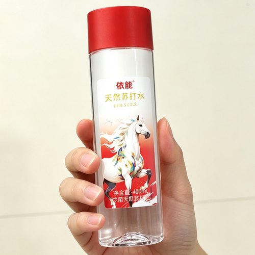 依能碱性饮用天然苏打水PH值8.5±0.5 400ml*15瓶/箱