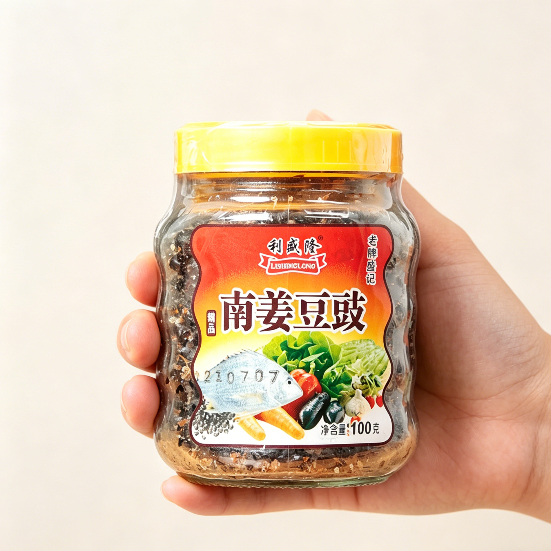 利盛隆调味利盛隆南姜豆豉100g 豆豉干豆豉酱 麻婆豆腐回锅肉蒸排