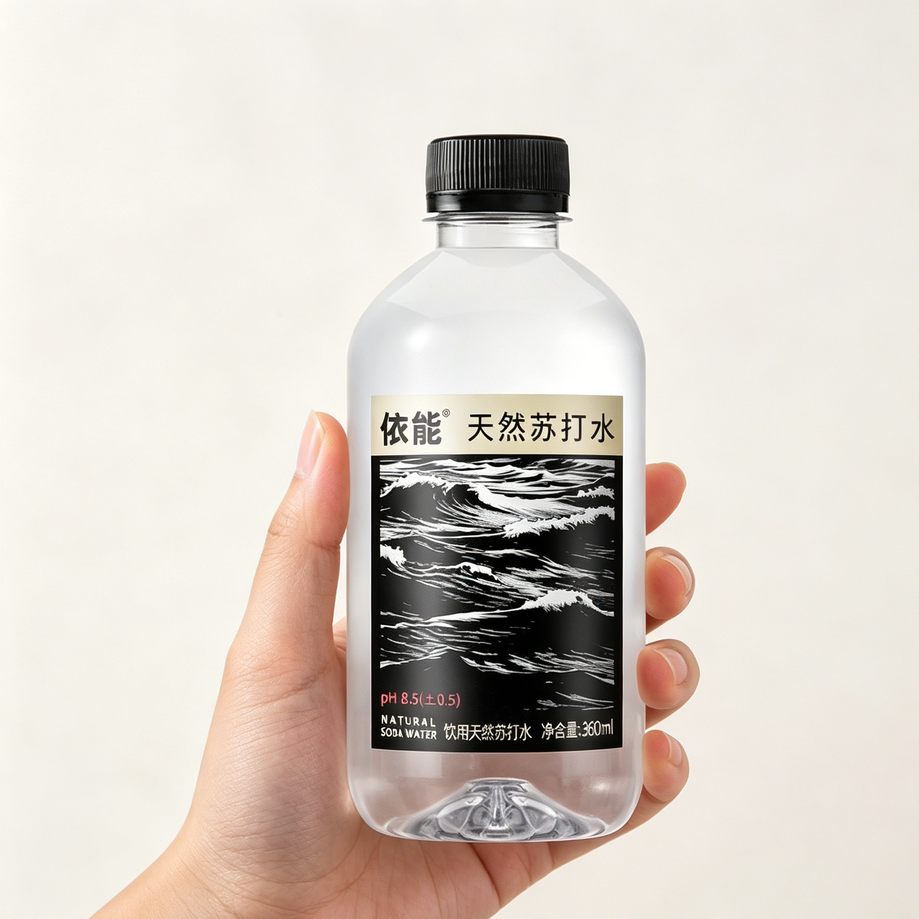 依能天然苏打水360ml*12瓶纯天然苏打水pH8.5±0.5依能天然苏打水