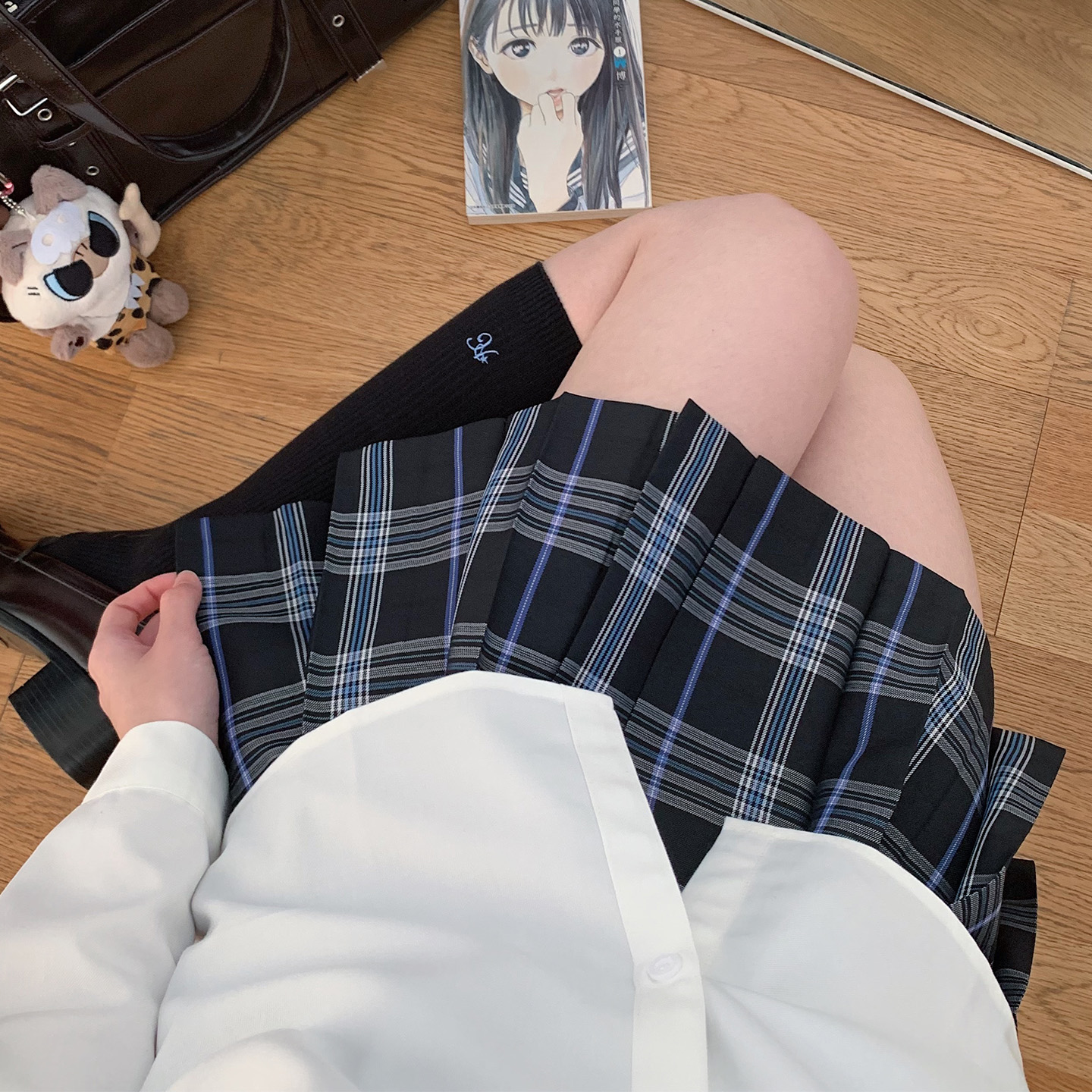 星愿原创jk制服格裙套装