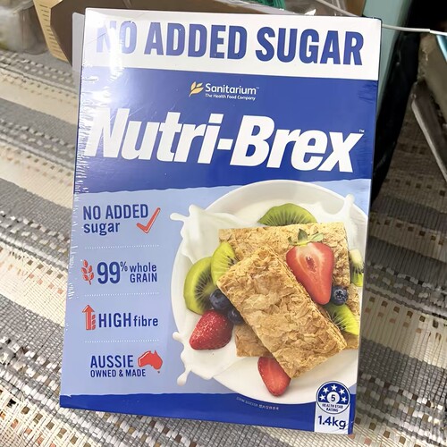 nutribrex麦片欣善怡全麦全谷小麦健康代餐健身早餐饱腹懒人即食