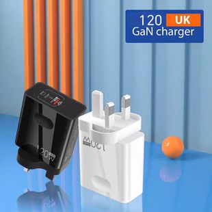 英规120快充头适用华为氧化镓GaN双口PD港版充电器美欧英电脑笔记本适配器usb双孔多口A+C小米插头苹果联想