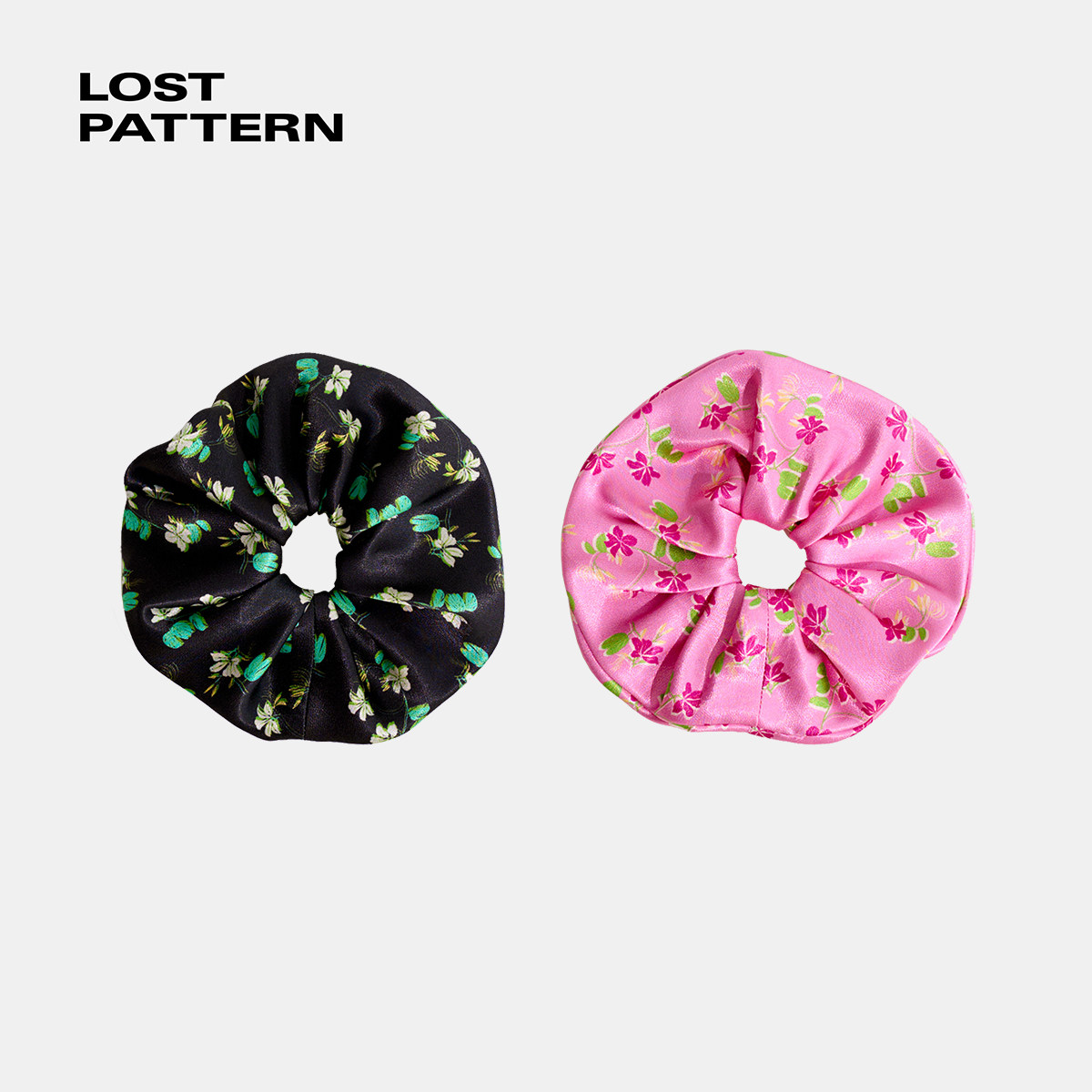 双成记洋紫荆碎花丝缎印花发圈头绳女高级感洋气时尚扎马尾送女友,服饰配件/皮带/帽子/围巾,其他配件,淘宝优惠券,粉丝福利购,淘宝优惠卷