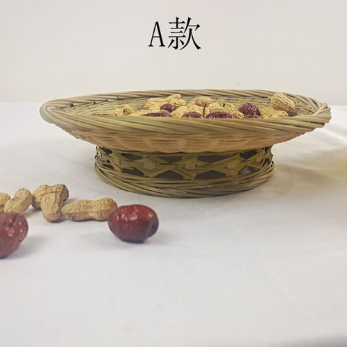竹编制品农家簸箕馒头点