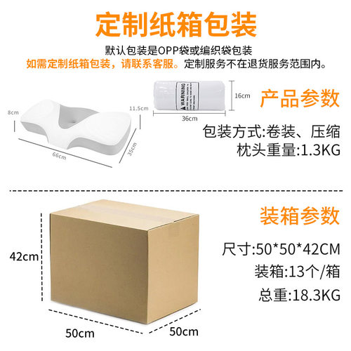 护颈椎记忆棉枕头星球酒