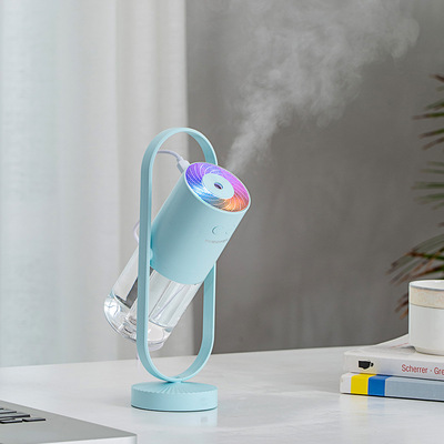 锐意锋加湿器usb投影灯360旋转桌面静音大雾香薰车载