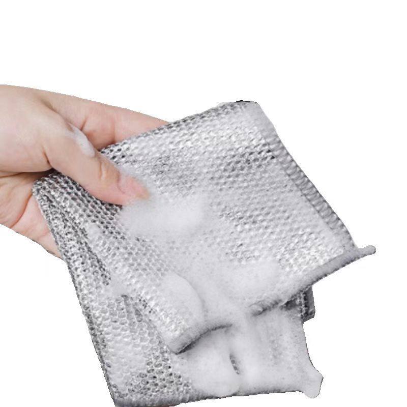 钢丝洗碗布厨房专用金属丝清洁网格抹布家用刷锅碗神器,家庭/个人清洁工具,抹布,淘宝优惠券,粉丝福利购,淘宝优惠卷