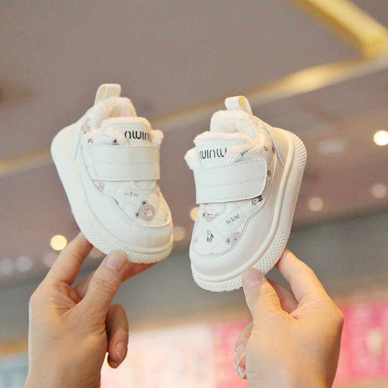 冬季宝宝棉鞋男女小童加绒雪地靴幼童学步棉鞋可爱卡通婴儿鞋子,童鞋/婴儿鞋/亲子鞋,雪地靴,淘宝优惠券,粉丝福利购,淘宝优惠卷