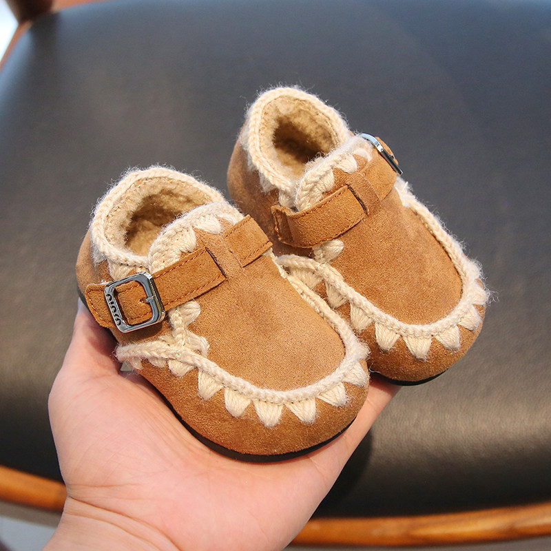 女童勃肯鞋二棉宝宝鞋子加绒保暖豆豆鞋冬季新款软底学步婴儿棉鞋,童鞋/婴儿鞋/亲子鞋,学步鞋,淘宝优惠券,粉丝福利购,淘宝优惠卷
