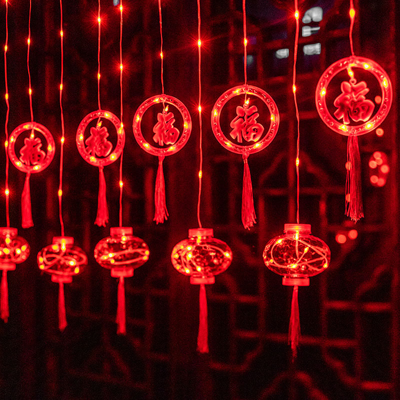 新年氛围灯中国风装饰
