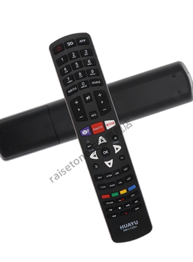 raisetone英文版适用于TCL电视遥控器华宇RM-L1330通用RC3100L16 RC3100R02等