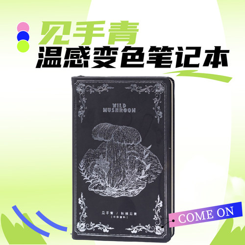 温感变色皮质高端文创笔记本