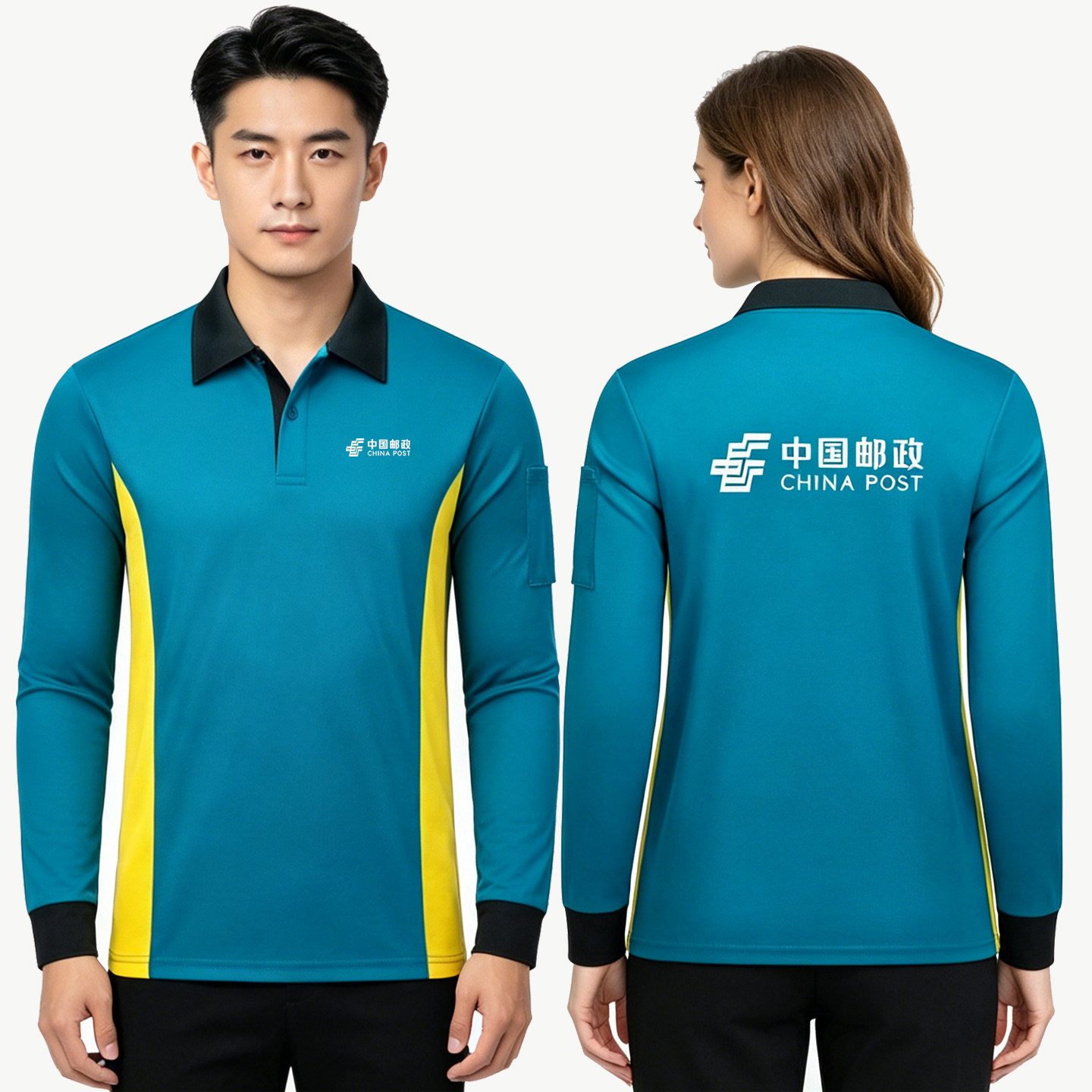 邮政工作服冲锋衣投递员外套