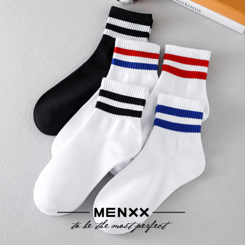 MENXX袜子男中筒袜纯棉