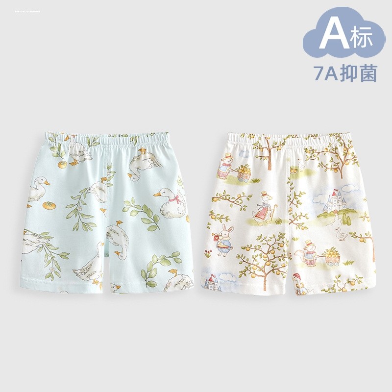 宝宝短裤开裆裤春秋纯棉男女宝宝薄款一岁开档面包裤戒尿不湿内裤