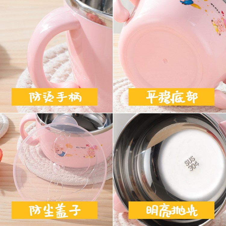304不锈钢儿童餐具保温饭