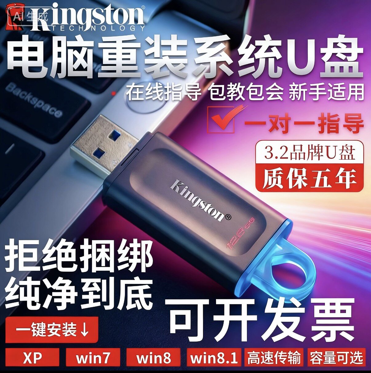 优启通it天空系统U盘win10纯净win11装机一键重装win7一键安装u盘