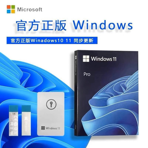 正版Windows11专业版系统u盘彩盒电脑重装win10Pro零售版retail