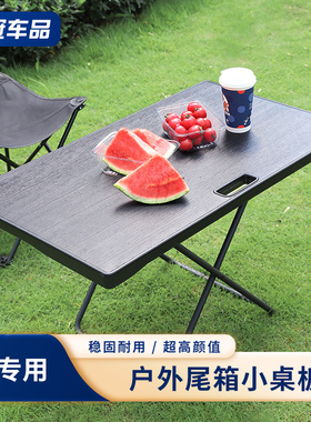 适用特斯拉model3/Y后备箱露营小桌板户外野餐折叠桌子焕新版装备