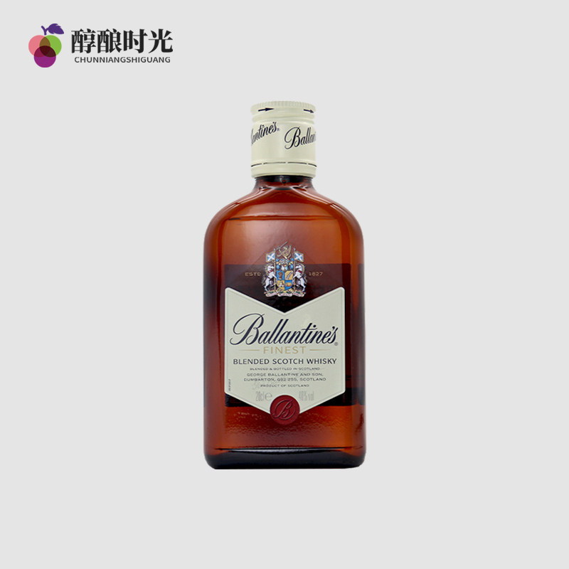 百龄坛特醇200ml 调配苏格兰威士忌英国原装进口小瓶洋酒调酒基酒