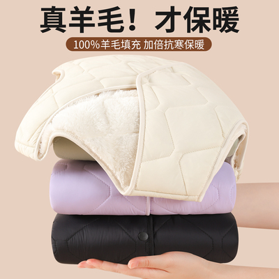 羊毛棉马甲外穿加厚羊羔绒背心
