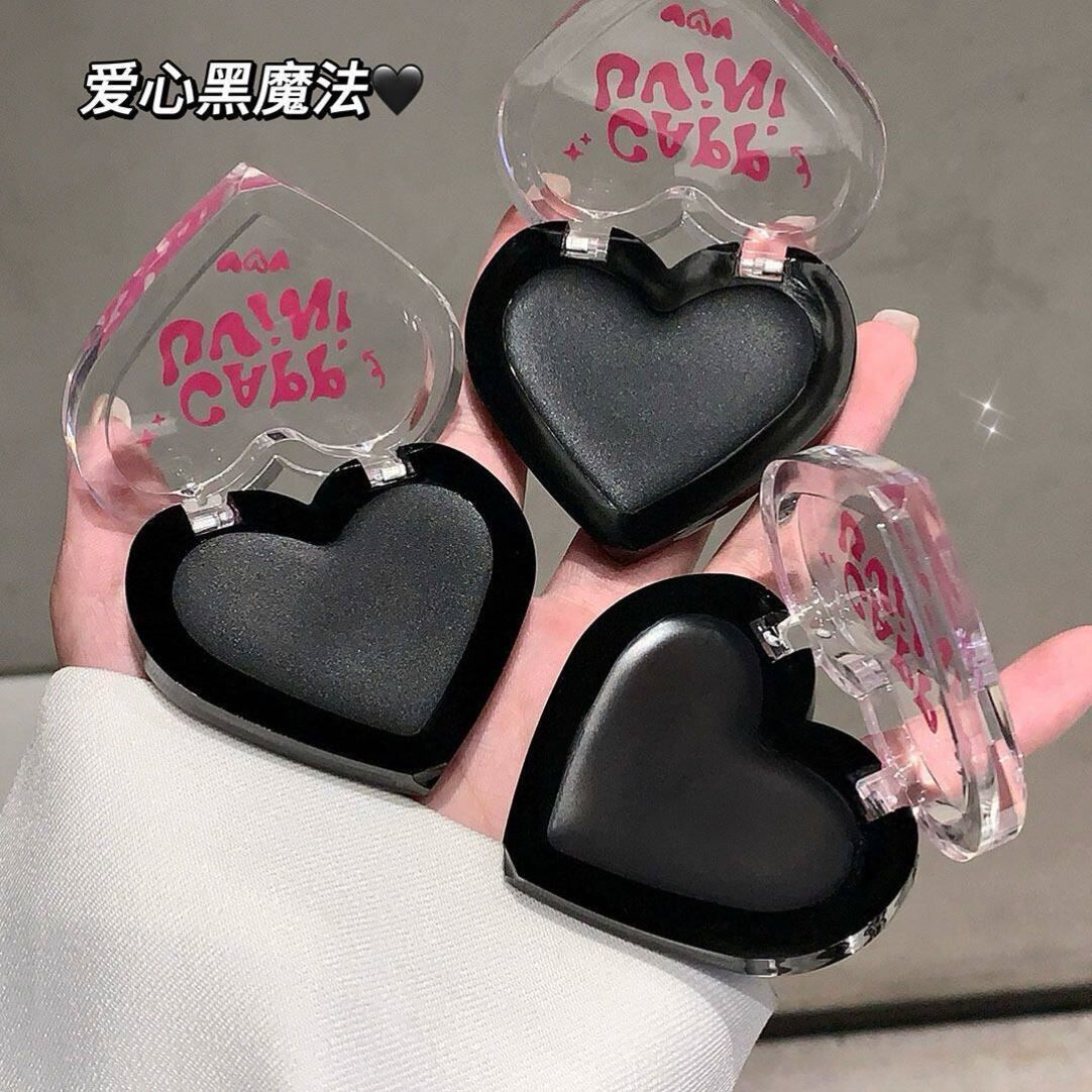 Cappuvini黑精灵温变腮红唇颊两用修容哑光素颜多用膏变色腮红膏