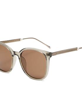 潮枠防紫外线圆形韩版太阳镜女