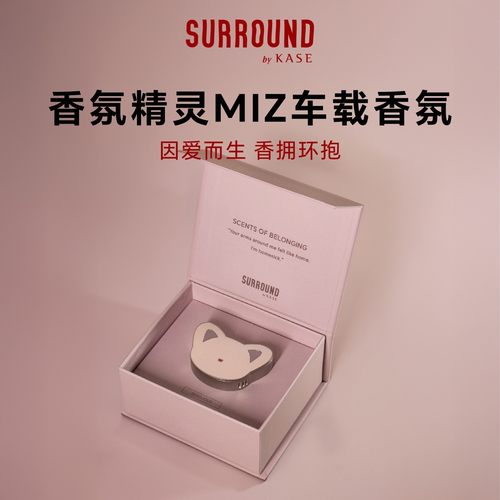 生日礼物SURROUNDbyKASE香氛精灵MIZ车载香薰扩香出风口香氛持久