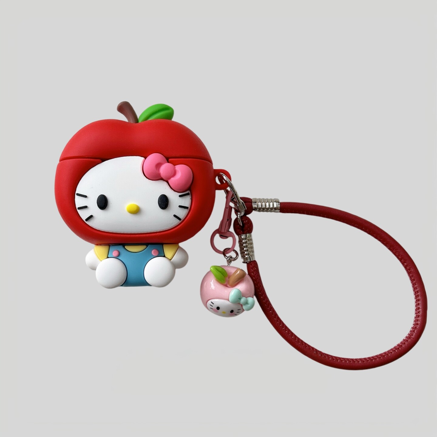 立体卡通红苹果KT猫适用于华为freebuds 6i蓝牙耳机保护套7i硅胶freeclip软壳SE2耳机壳Pro3趣味4E萌系5i新款