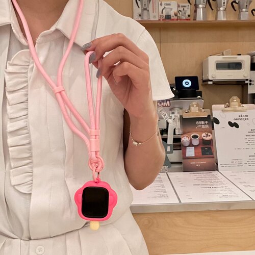 可爱雪糕猫爪适用于Apple iwatchS10保护套苹果SE2手表壳456女789