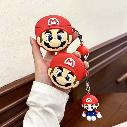 立体卡通马里奥适用于华为Freebuds 6i蓝牙耳机保护套freeclip硅胶SE2软壳Pro4创意SE3个性男女生4e防摔壳