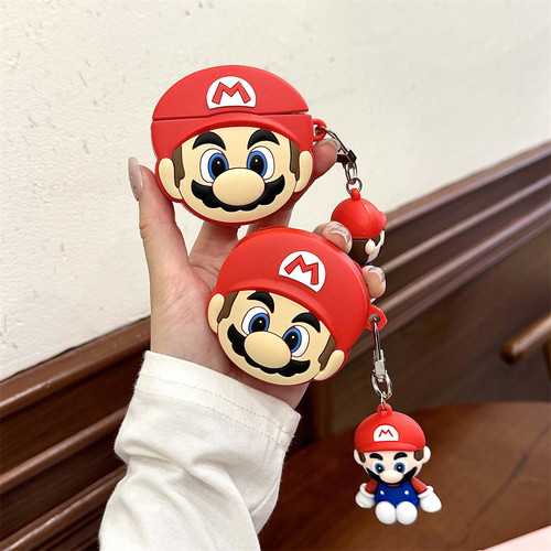 立体卡通马里奥适用于华为Freebuds 6i蓝牙耳机保护套freeclip硅胶SE2软壳Pro4创意SE3个性男女生4e防摔壳