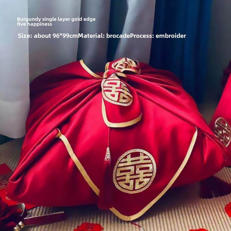 婚礼用品婚礼盆裹布新娘嫁妆收纳红色婚礼单层和双层花木婚礼,节庆用品/礼品,陪嫁用品套装,淘宝优惠券,粉丝福利购,淘宝优惠卷