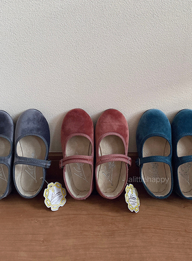 西班牙La Cadena 经典丝绒帆布按扣款休闲鞋儿童秋冬百搭亲子款