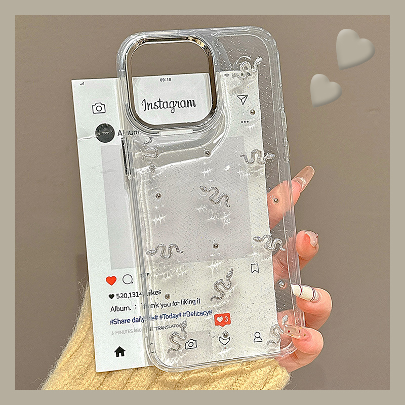 滴胶银蛇适用opporeno13pro手机壳reon12立体11简约10日韩9小众8por高级感7se新款6创意5k硅胶4软壳0ppo防摔p