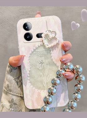 镂空闪粉爱心适用vivoiqooneo9pro手机壳iqoneo8se高级感neo7竞速版5s活力版6se立体z1珍珠855硅胶爱酷vivo女