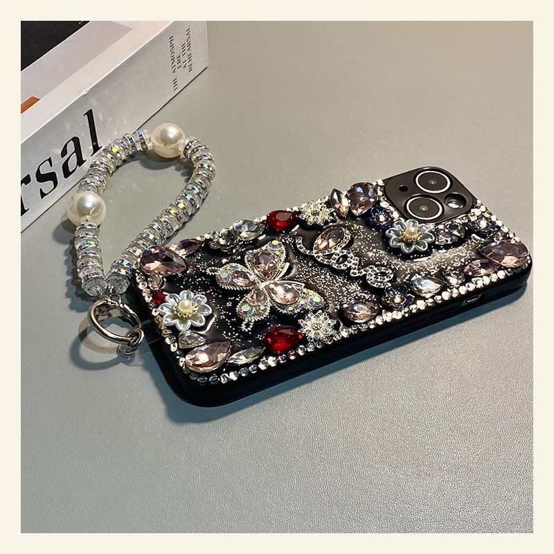 手机壳硅胶ins风立体满屏水钻钻