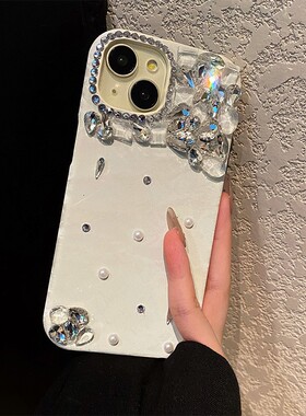 白色缎面丝绒适用华为nova15手机壳novo14ultra奢华13pro针织12活力版11se闪钻10z钻石9立体8i仿皮huawei皮纹