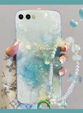 绿色晕染渐变适用三星w23flip手机壳zfold5贝壳纹3夏天zflip5韩系zfold2折叠屏硬壳w22小众w21个性galaxy创意