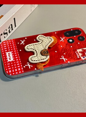 新年刺绣小马适用oppo一加ace6手机壳ace5至尊版1+15红色13本命年12卡通11pro立体10/9rt/ace3v/2v/1+oneplus