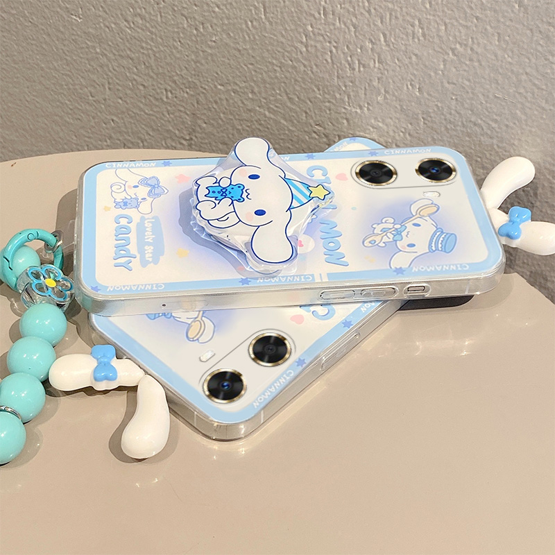 手机壳可爱少女心玉桂狗卡通立体带支架